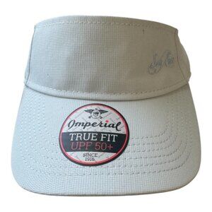 Imperial Visor Hat Women's Size O/S Blue Embroidery Sea Sun Summer Accessories